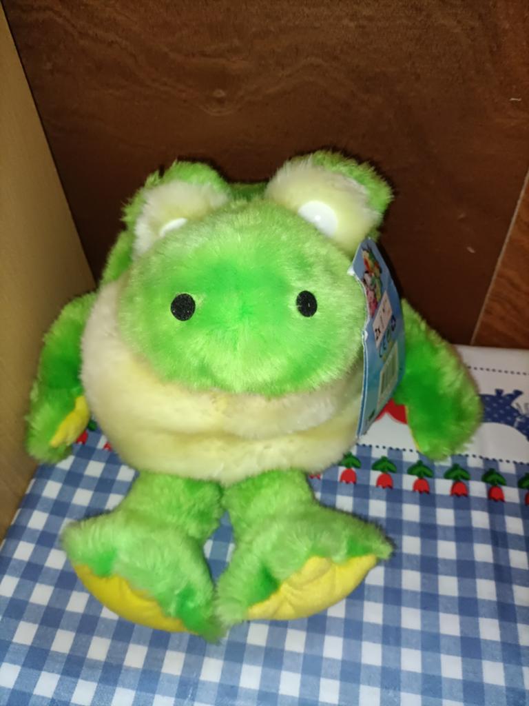 Musical kikker handpop Eddy Toys Musik handpuppet, Ophalen of Verzenden, Zo goed als nieuw