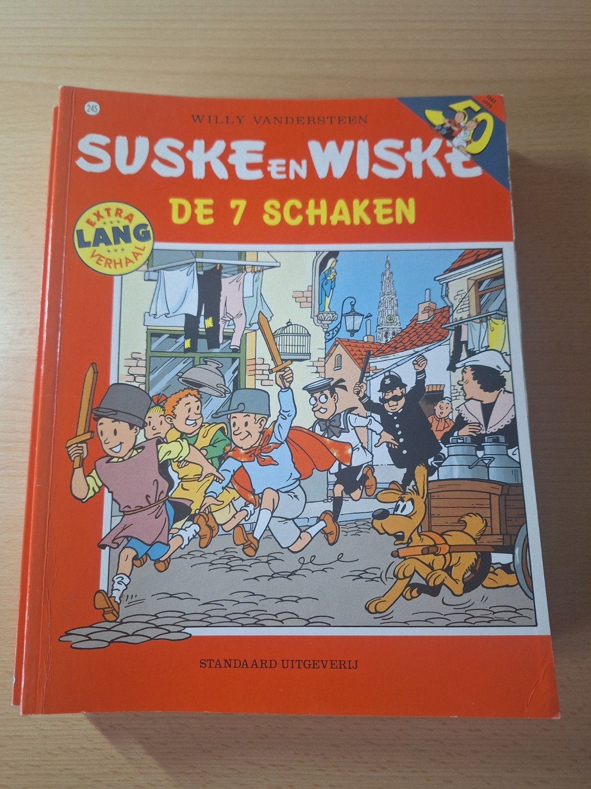 Willy Vandersteen - De 7 Schaken, Boeken, Willy Vandersteen, Eén stripboek, Ophalen of Verzenden, Zo goed als nieuw