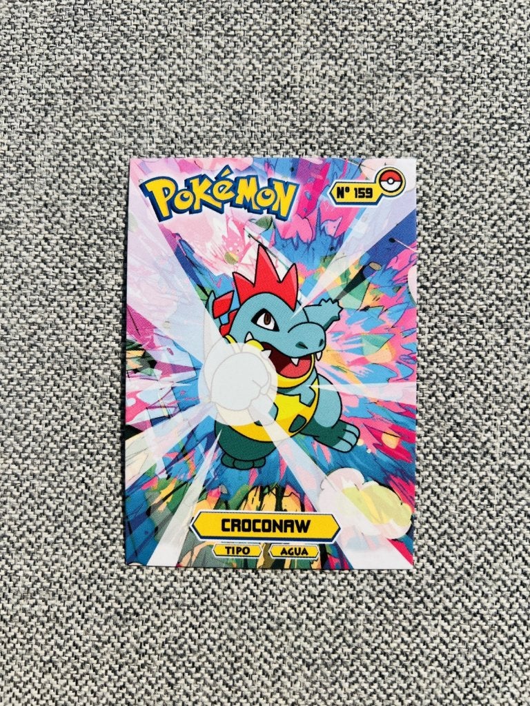 Croconaw 159 Johto Card Top Collection Promo Pokemon, Verzenden, Zo goed als nieuw, Losse kaart, Foil