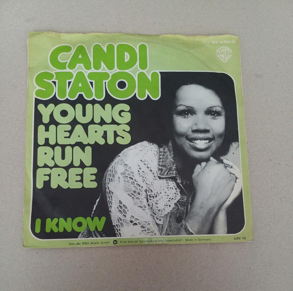 Candi Staton - Young Hearts Run Free, Gebruikt, 7 inch, Single, Ophalen of Verzenden