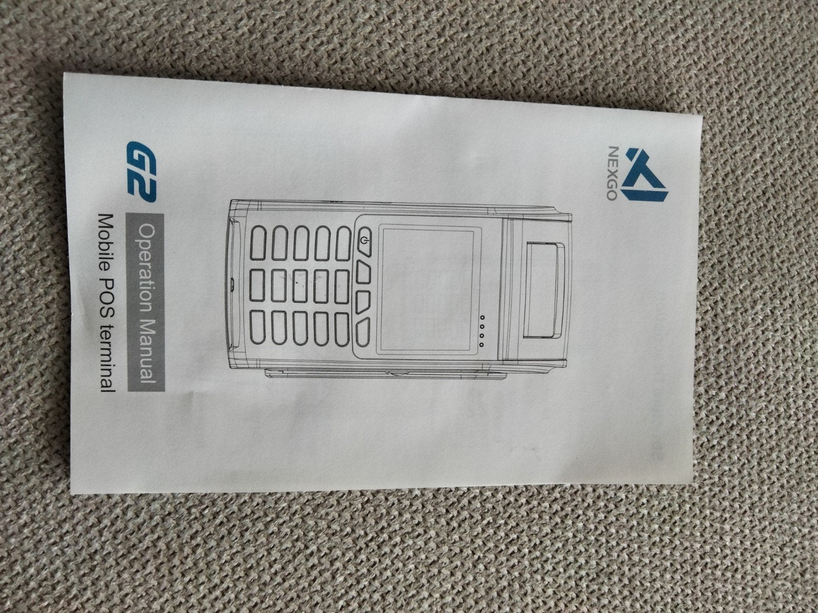 Nexgo G2 Mobiele POS-terminal met oplader en hoes, Zakelijke goederen, Ophalen of Verzenden