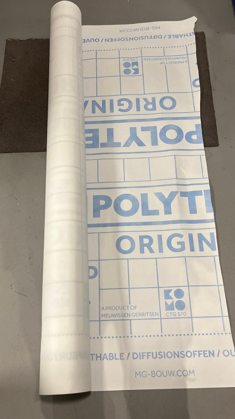 Gebruikte polytex original folie - 21 meter, Verzenden, Gebruikt, 15 m² of meer, Folie