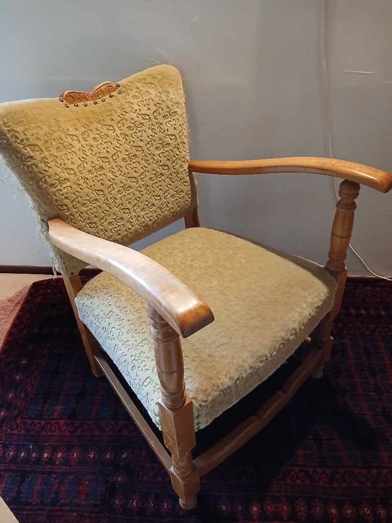 Fauteuilproject of opknapper, Ophalen, Gebruikt, 75 tot 100 cm, Stof