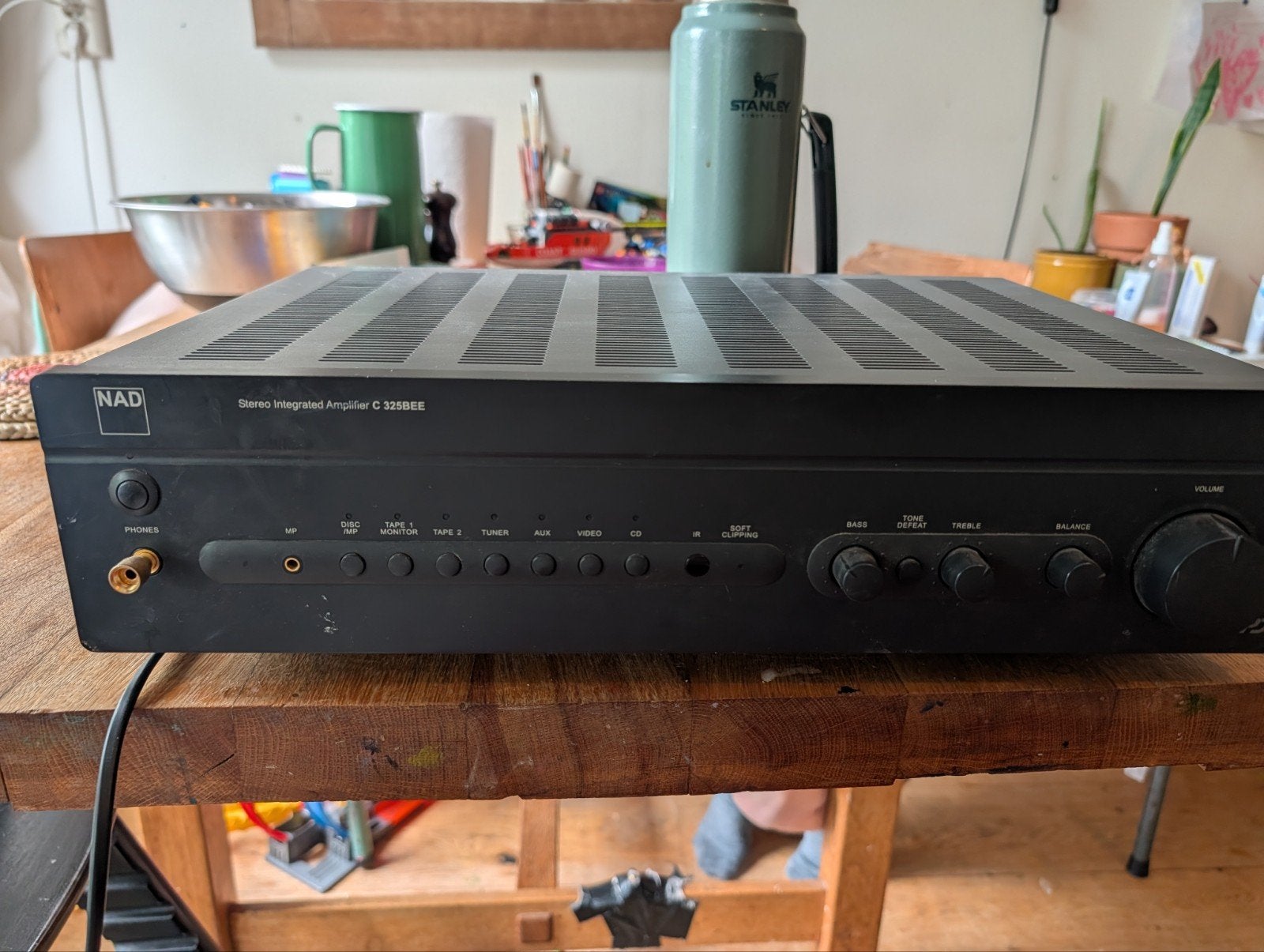 Opknapper! NAD C 325BEE Stereo geïntegreerde versterker., Audio, Tv en Foto, Versterkers en Receivers, Gebruikt, 60 tot 120 watt