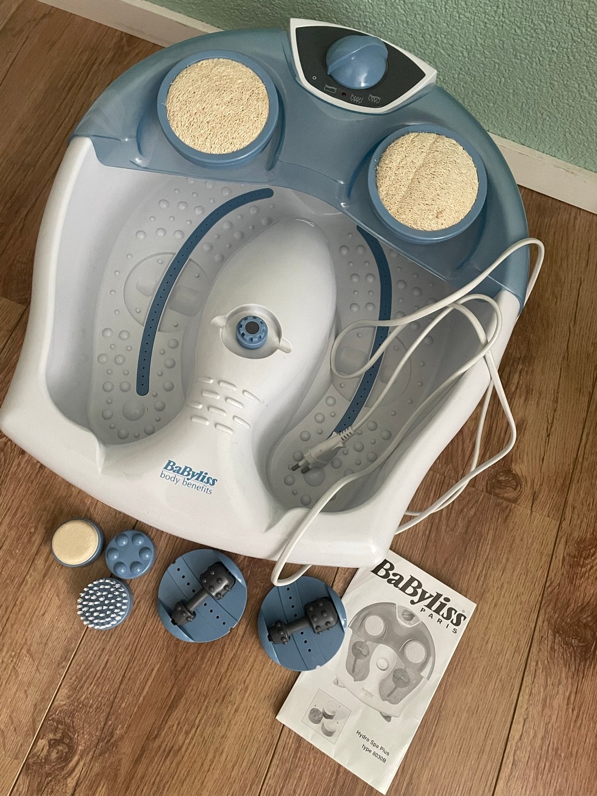 Babyliss Voetenbad Hydro Spa Plus Type 8030B, Ophalen of Verzenden, Gebruikt, Hand- en Voetverzorging