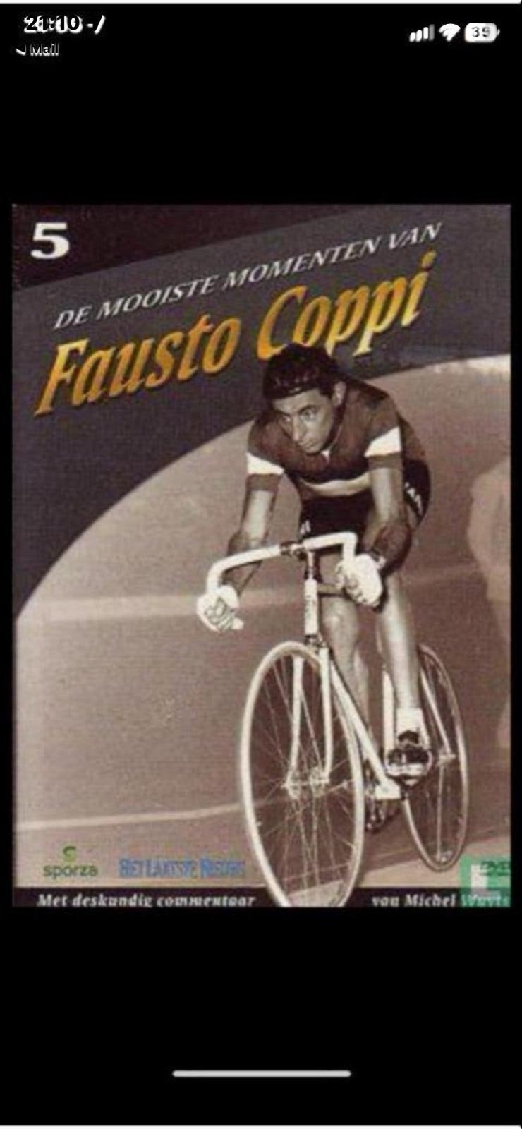 De Mooiste Momenten van Fausto Coppi DVD, Alle leeftijden, Ophalen of Verzenden, Zo goed als nieuw, Documentaire