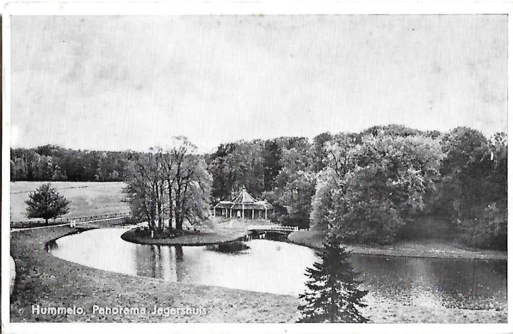 Hummelo panorama jagerhuis ansichtkaart uit 1963  ( 8035), Ophalen of Verzenden, 1960 tot 1980, Gelopen