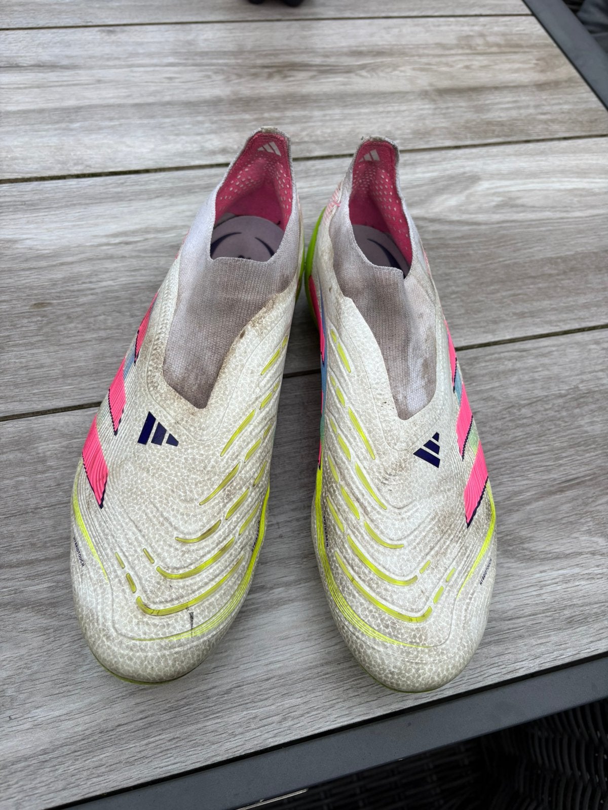 Adidas predator voetbalschoenen maat 45 1/3 5 keer gedragen, Maat XS of kleiner, Ophalen, Zo goed als nieuw, Schoenen