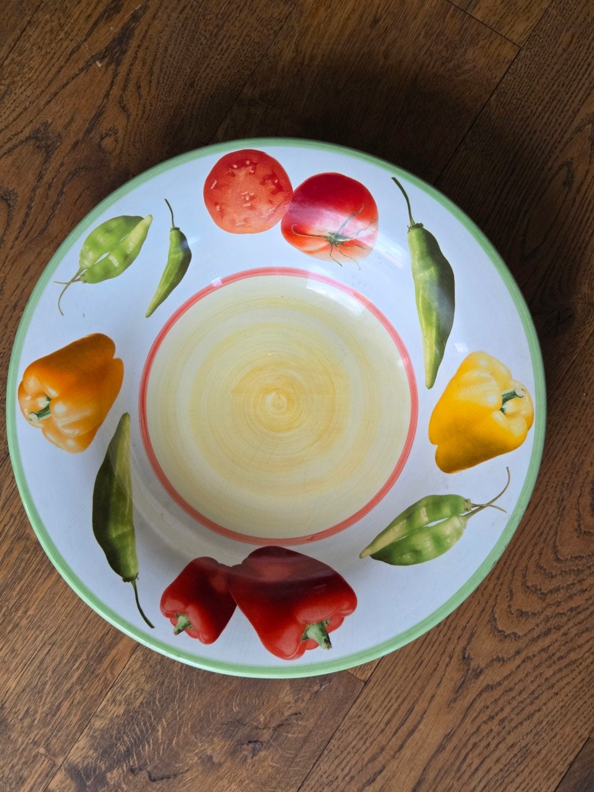 Mooie grote saladeschaal Oil & Vinegar, Overige merken, Ophalen of Verzenden, Overige stijlen, Aardewerk