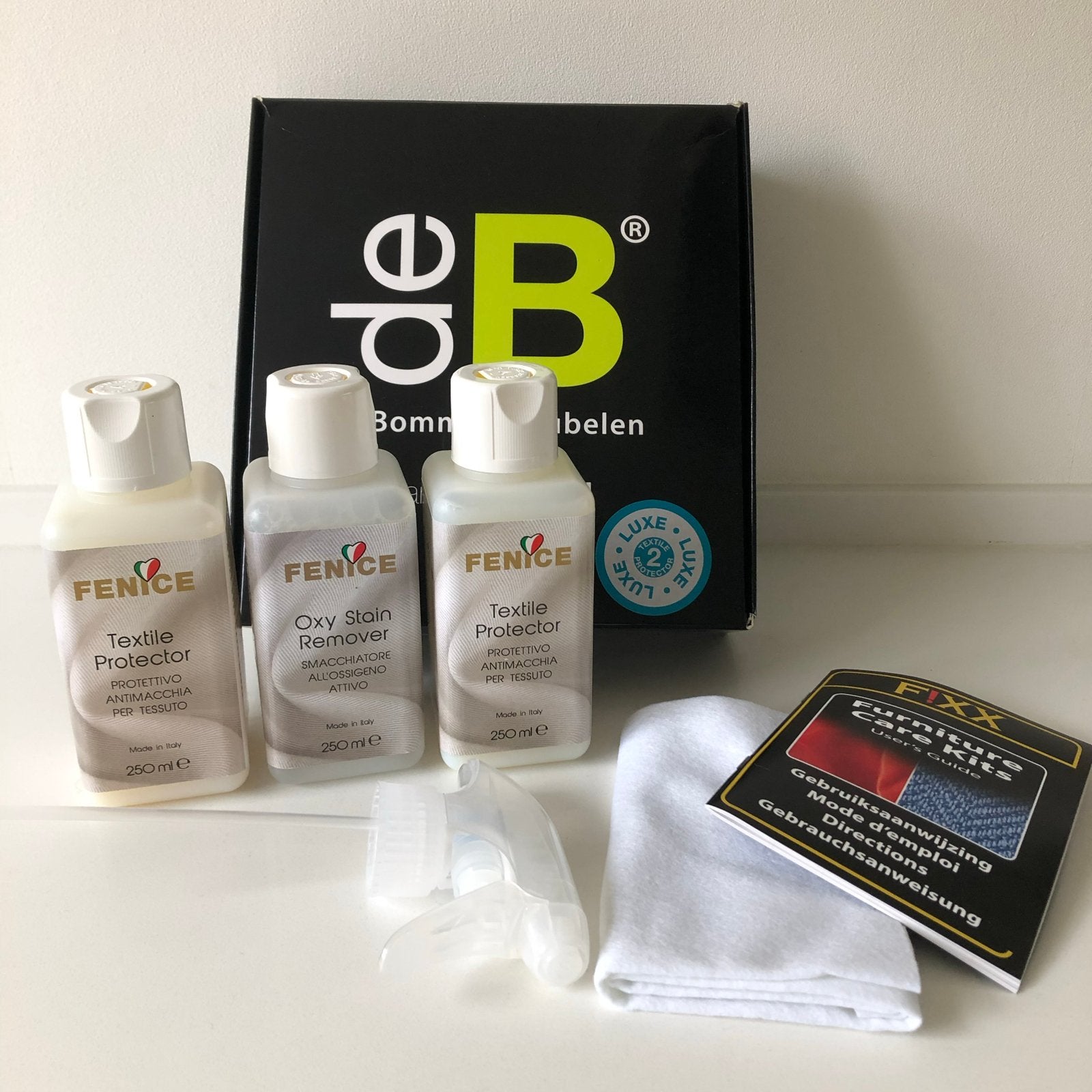 Fenice Textiel Care Kit Luxe - De Bommel Meubelen, Ophalen of Verzenden, Nieuw