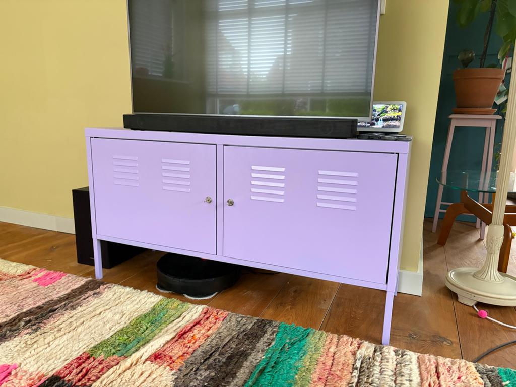 Ikea PS Lockerkast tv meubel Lila, Ophalen, Gebruikt, Modern