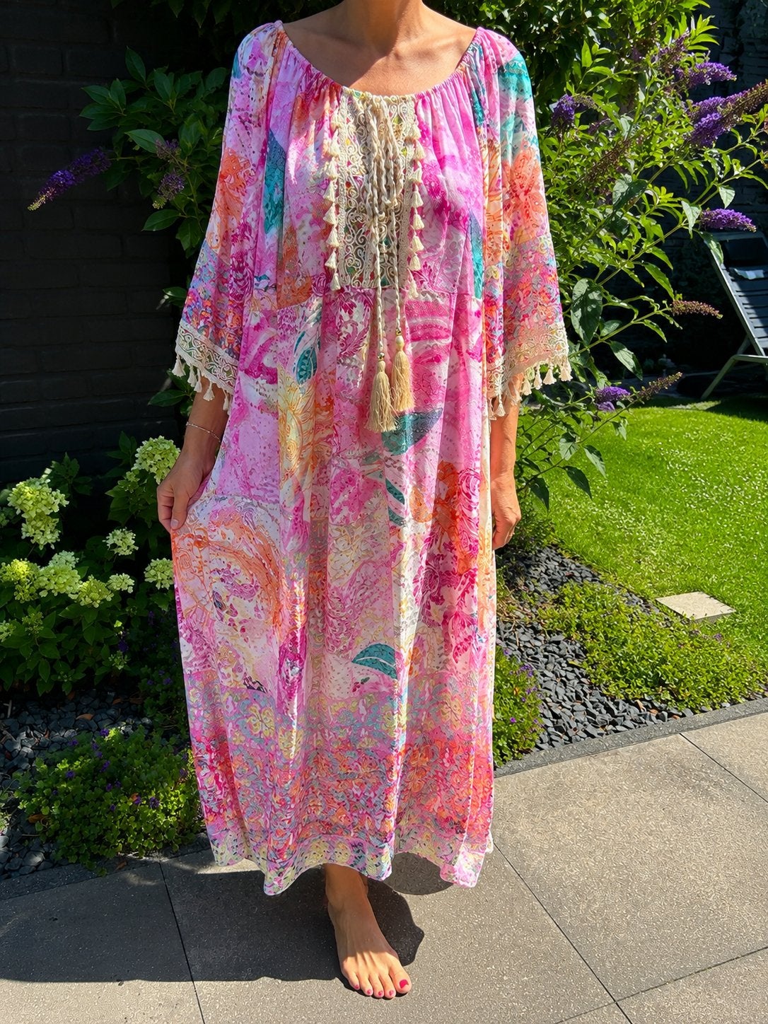 Nieuwe Ibiza Jurk Newday - Multi Kleuren, Glitter, One Size, Ophalen of Verzenden, Nieuw