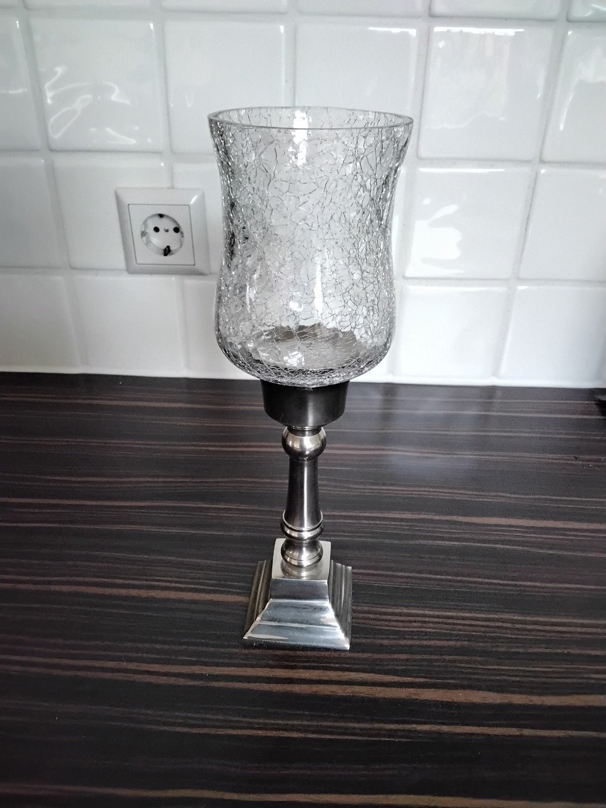 Mooi windlicht, Ophalen of Verzenden, Zo goed als nieuw, Metaal, Windlicht