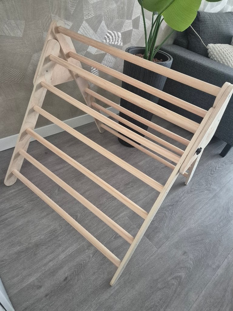 Baby Natura / Leg&Go Pikler driehoek naturel houten klimrek, Kinderen en Baby's, Ophalen, Zo goed als nieuw