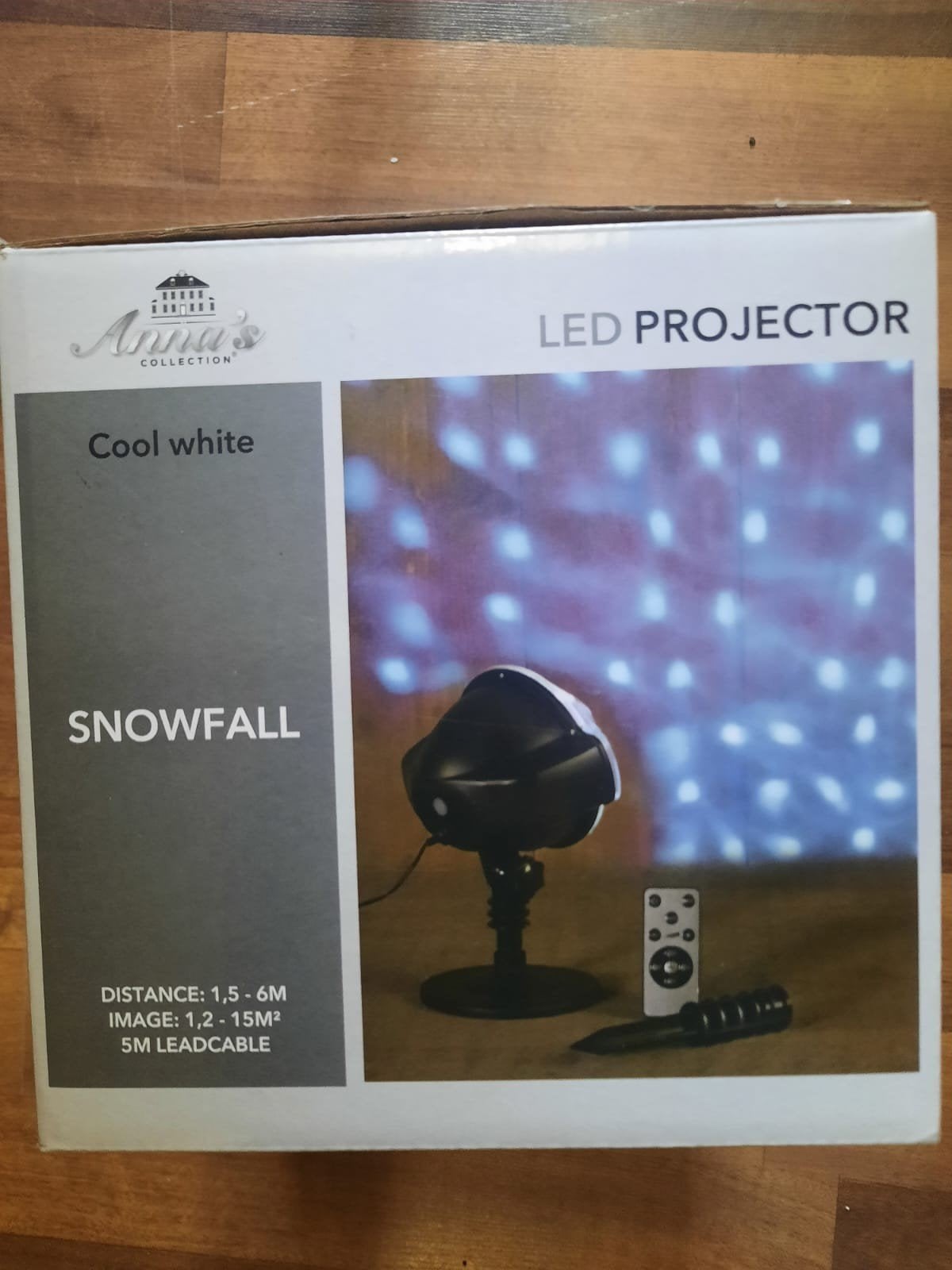 Kerst Collection LED Projector - Cool White Snowfall, Ophalen of Verzenden, Nieuw