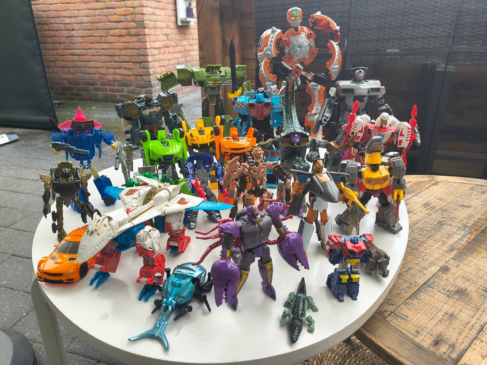 Grote collectie Transformers actiefiguren, Ophalen of Verzenden, Gebruikt