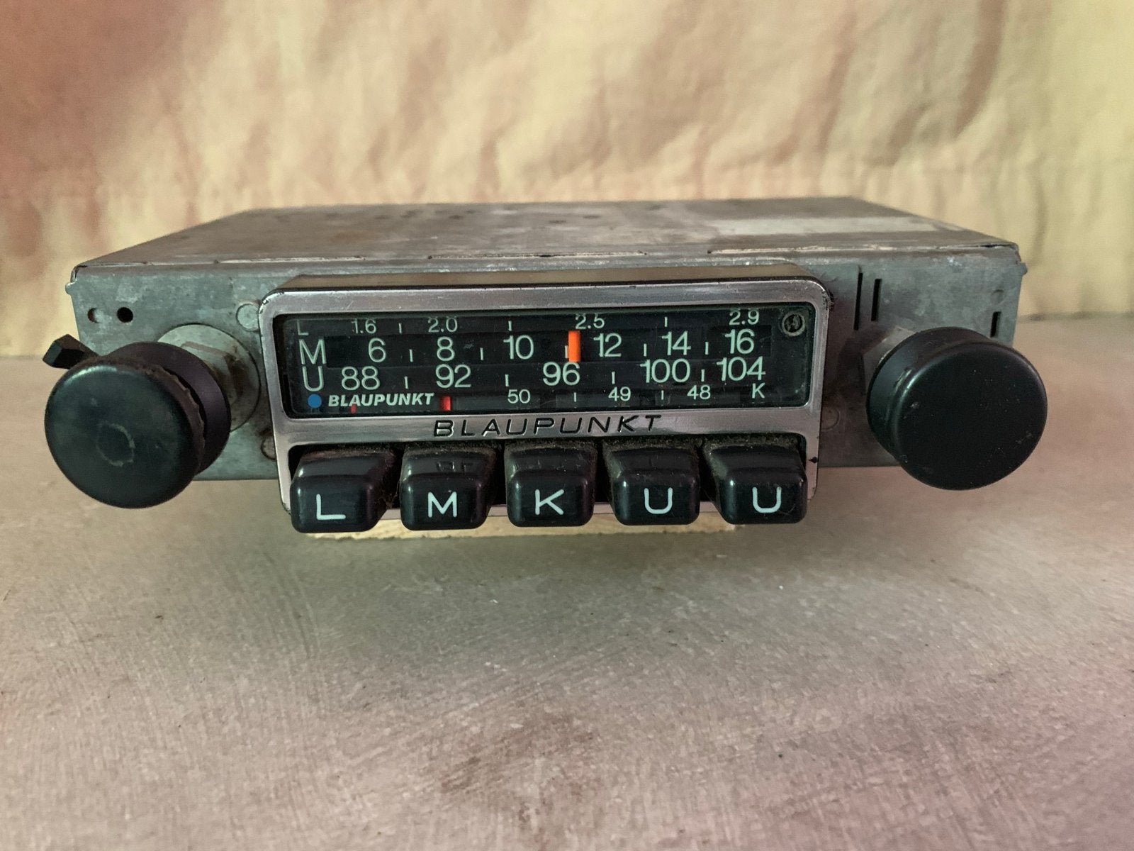 Blaupunkt Frankfurt Oldtimer/Vintage Autoradio, Auto diversen, Autoradio's, Ophalen of Verzenden, Gebruikt