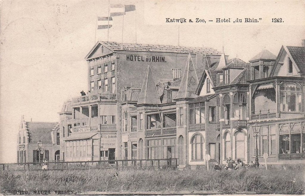 703-460-015 Katwijk aan Zee Hotel Du Rhin, Verzamelen, Verzenden, Voor 1920, Zuid-Holland