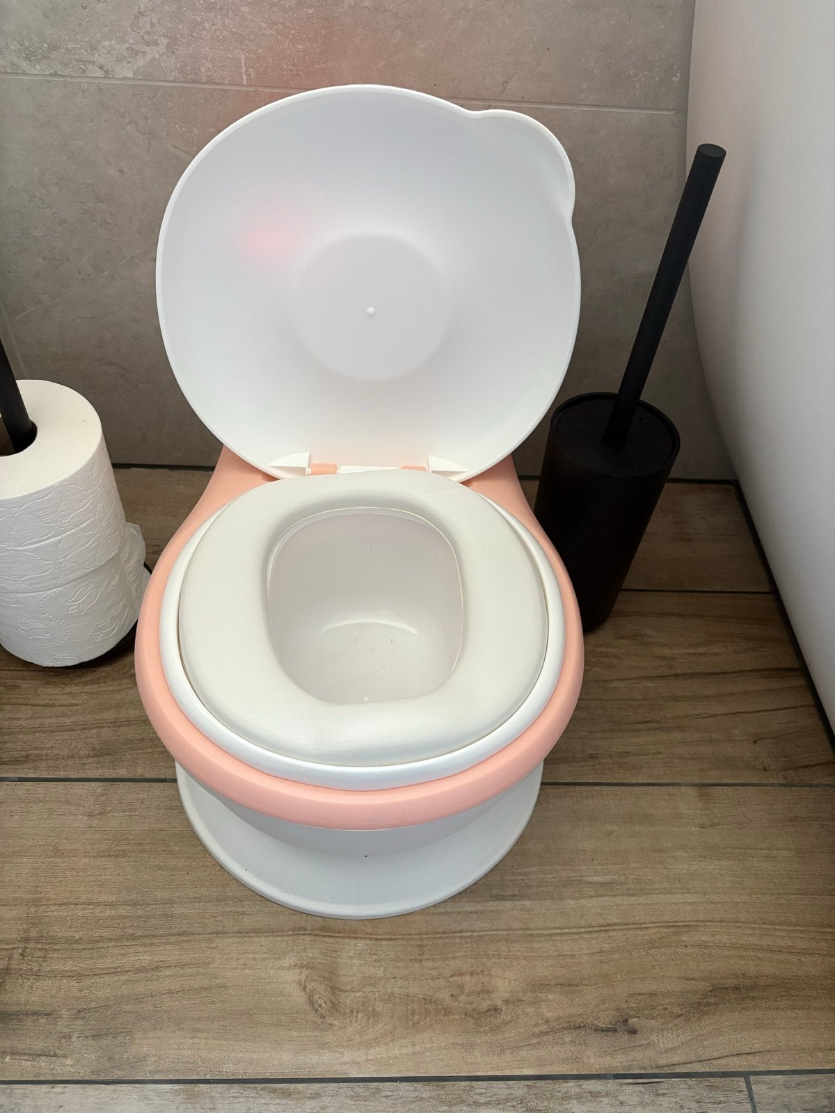 Tryco Potje - Roze/Wit - Zo goed als nieuw, Ophalen of Verzenden, Zo goed als nieuw