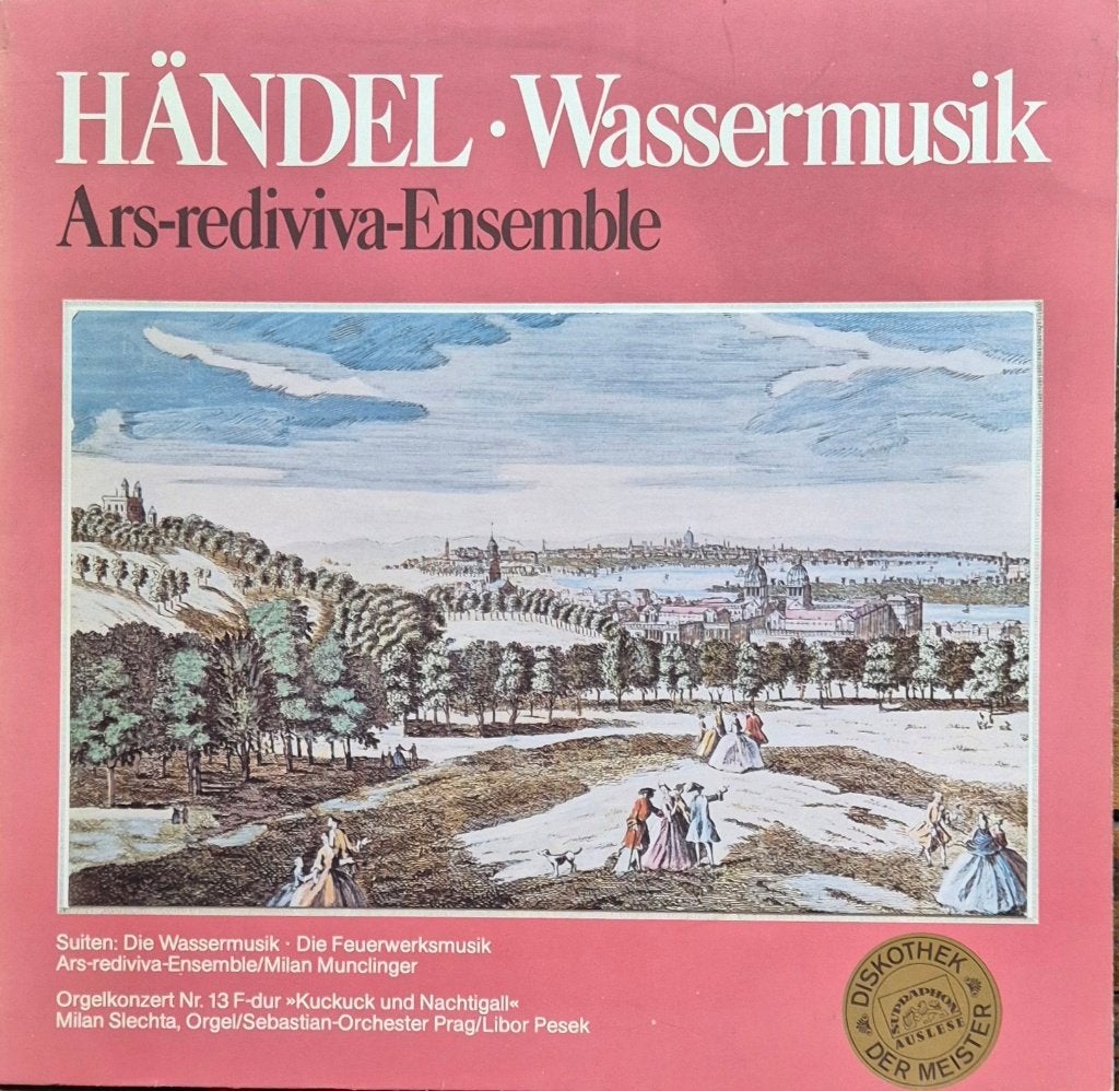 Händel Ars-Rediviva-Ensemble Wassermusik #l142#5V, LP, Opera of Operette, Ophalen of Verzenden, Zo goed als nieuw