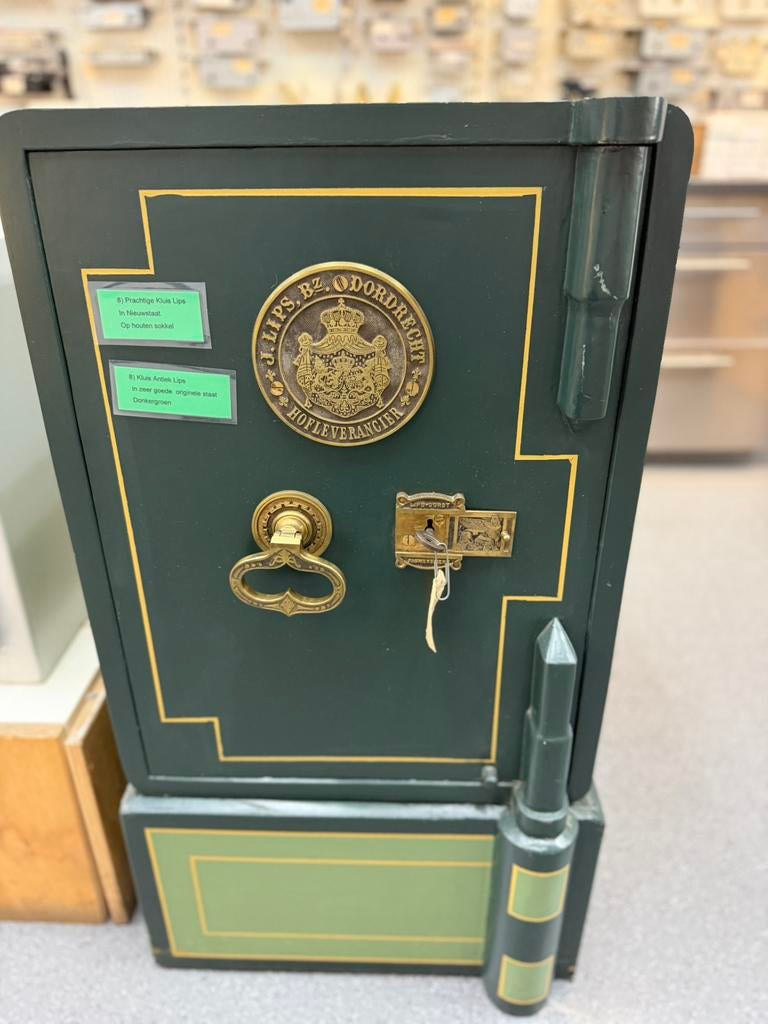 Authentieke gerestaureerde Lips kluis, Huis en Inrichting, Brandblussers en Brandkasten, Zo goed als nieuw, Ophalen