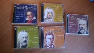 5-2cd-set The Best of Beethoven, Handel, Mahler, Dvorak, Ophalen of Verzenden, Classicisme, Zo goed als nieuw, Orkest of Ballet