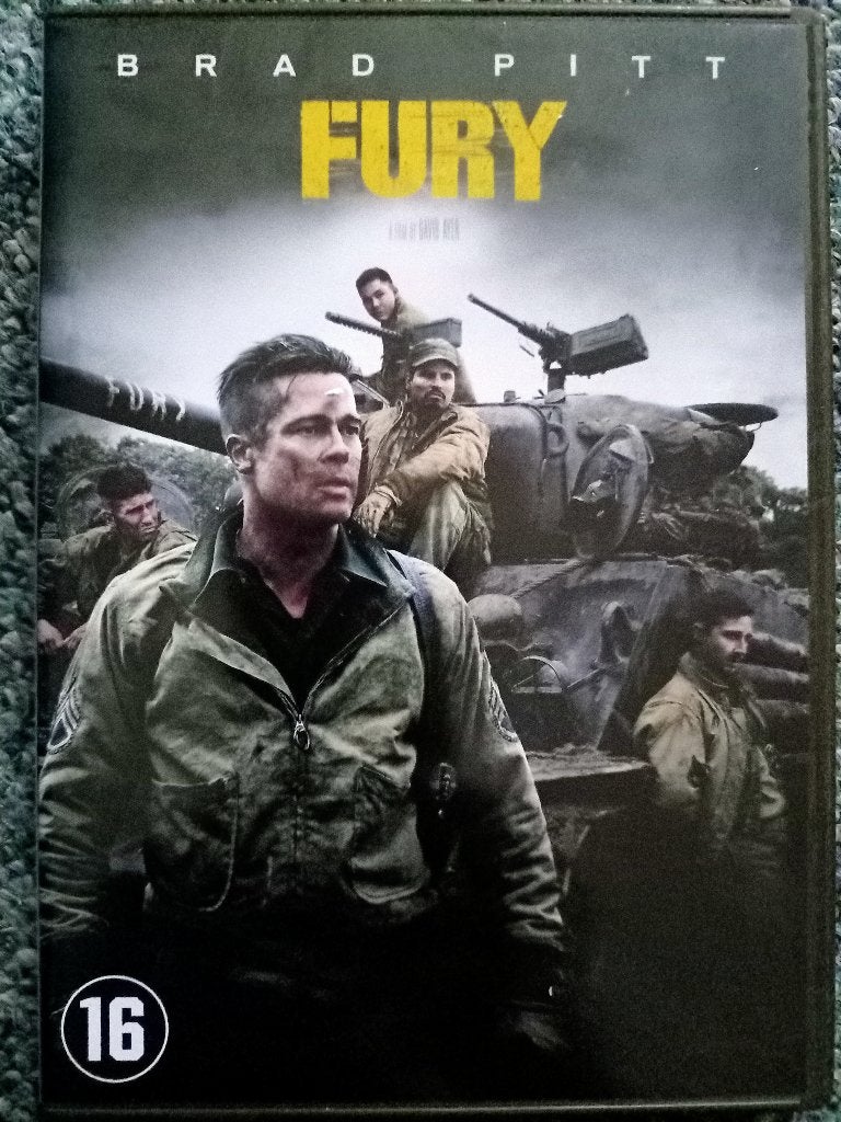Fury - Brad Pitt - IMDb 7.6 oorlogsfilm WWII, Cd's en Dvd's, Engels, Vanaf 16 jaar, Verzenden, Nederlands
