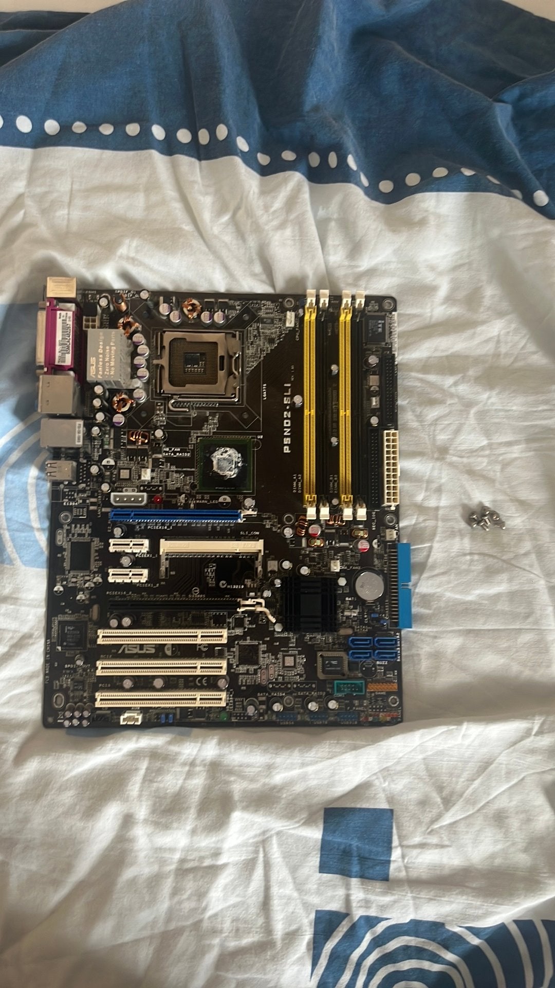 ASUS P5N32-SLI moederbord – Socket 775, Ophalen of Verzenden, Gebruikt, Intel, DDR2
