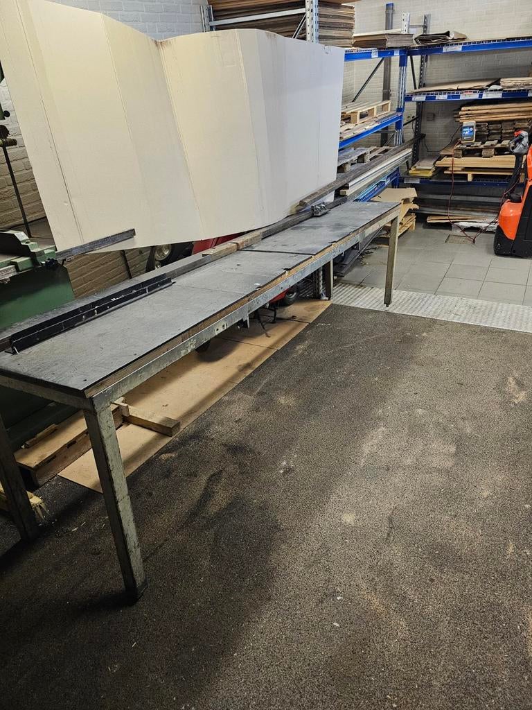 Doorvoertafel 4 meter, aanslag, liniaal, hoogteverstelling, Ophalen, Doorvoertafel, Doorvoertafel, Doorvoertafel