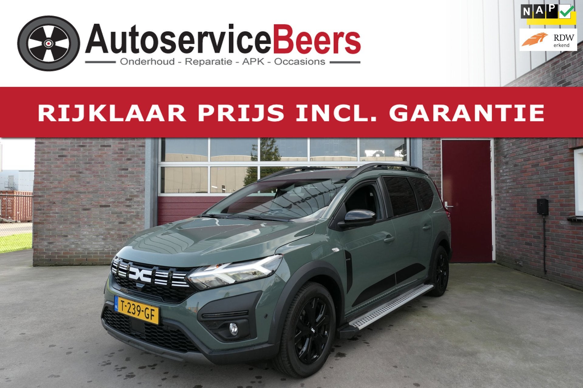 Dacia Jogger 1.0 TCe 110 Extreme 7p., Camera, trekhaak, Carp, Auto's, Voorwielaandrijving, Stof, Gebruikt, 7 stoelen