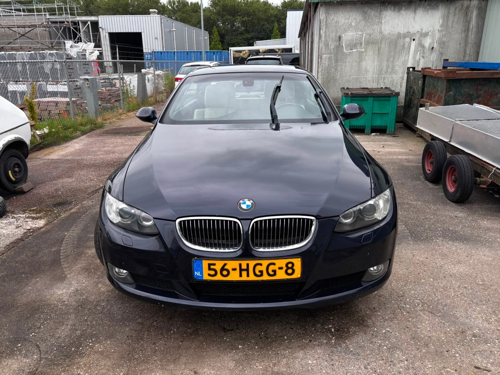BMW 3-Serie 3.0 I 325 Cabrio AUT Blauw e93 motor defect, Auto's, Achterwielaandrijving, Cabriolet, 2996 cc, Origineel Nederlands