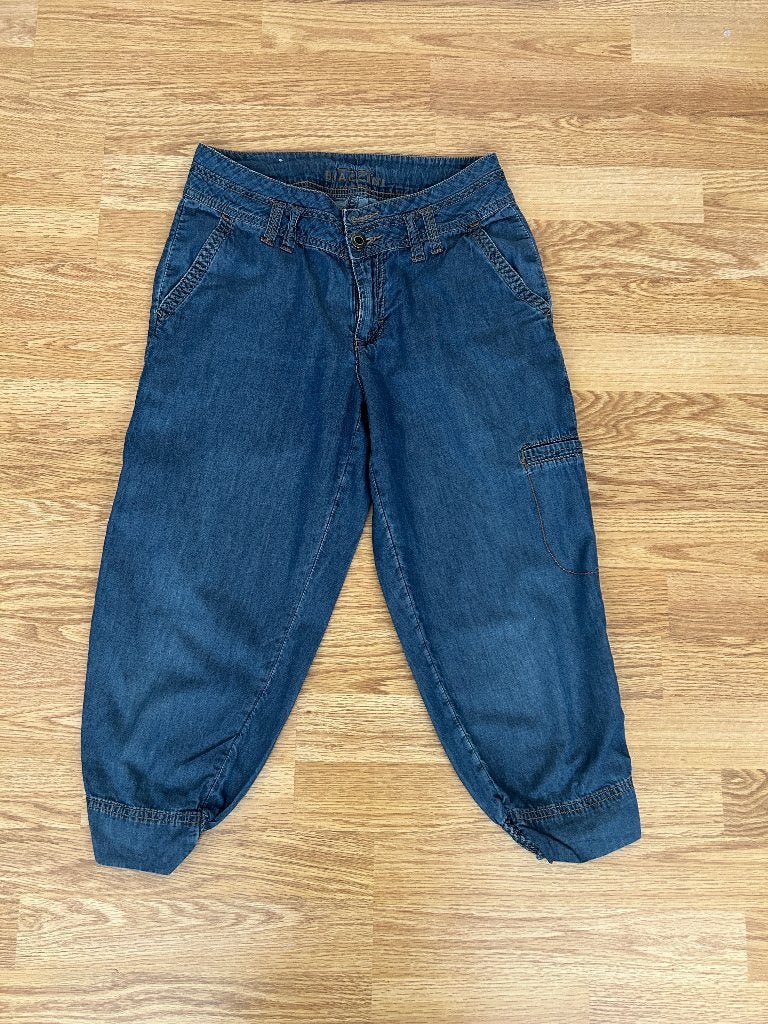 Leuke, vlotte spijker driekwartbroek Biaggini maat 34, Kleding | Dames, Broeken en Pantalons, Biaggini, Blauw, Ophalen of Verzenden