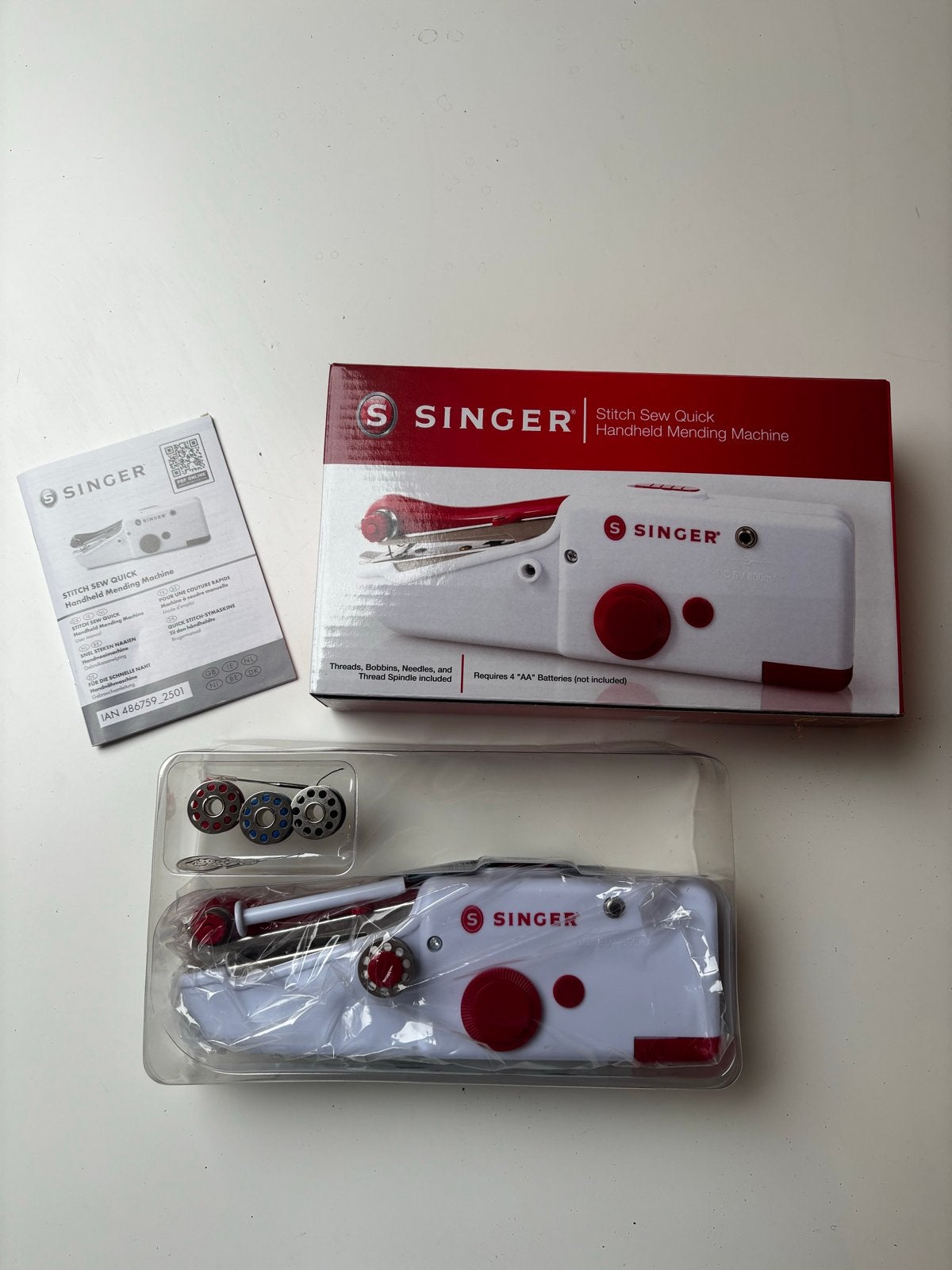 Singer Stitch Sew Quick Handheld Naaimachine Nieuw, Ophalen of Verzenden, Nieuw, Naaimachine, Singer