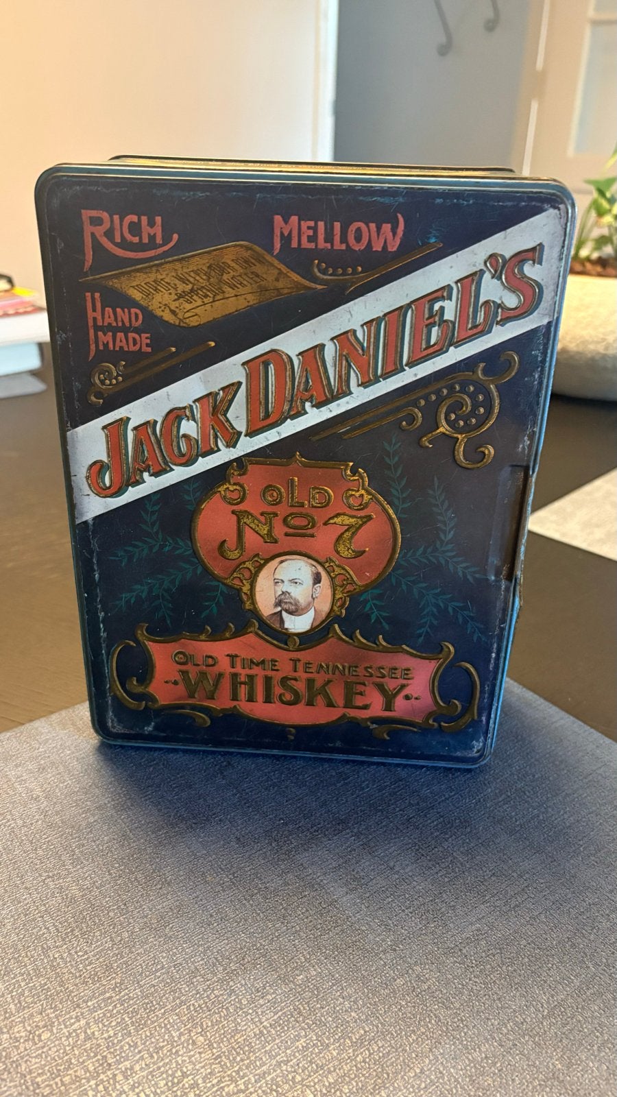 Vintage Jack Daniel's Old No. 7 Whiskey blikken doos, Ophalen of Verzenden