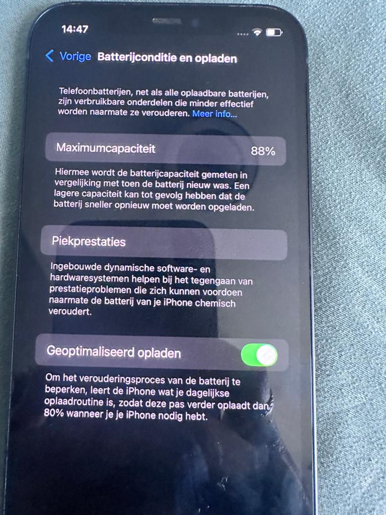Iphone 12 - 64GB, Ophalen, Zwart, Zo goed als nieuw, IPhone 12