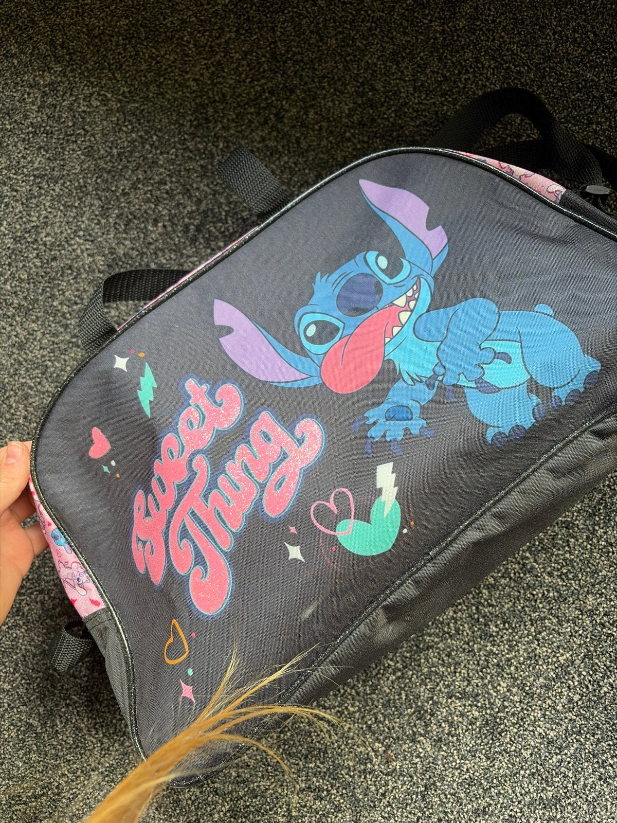 Leuke Stitch tas - Ideaal voor school of sport, Ophalen, Gebruikt