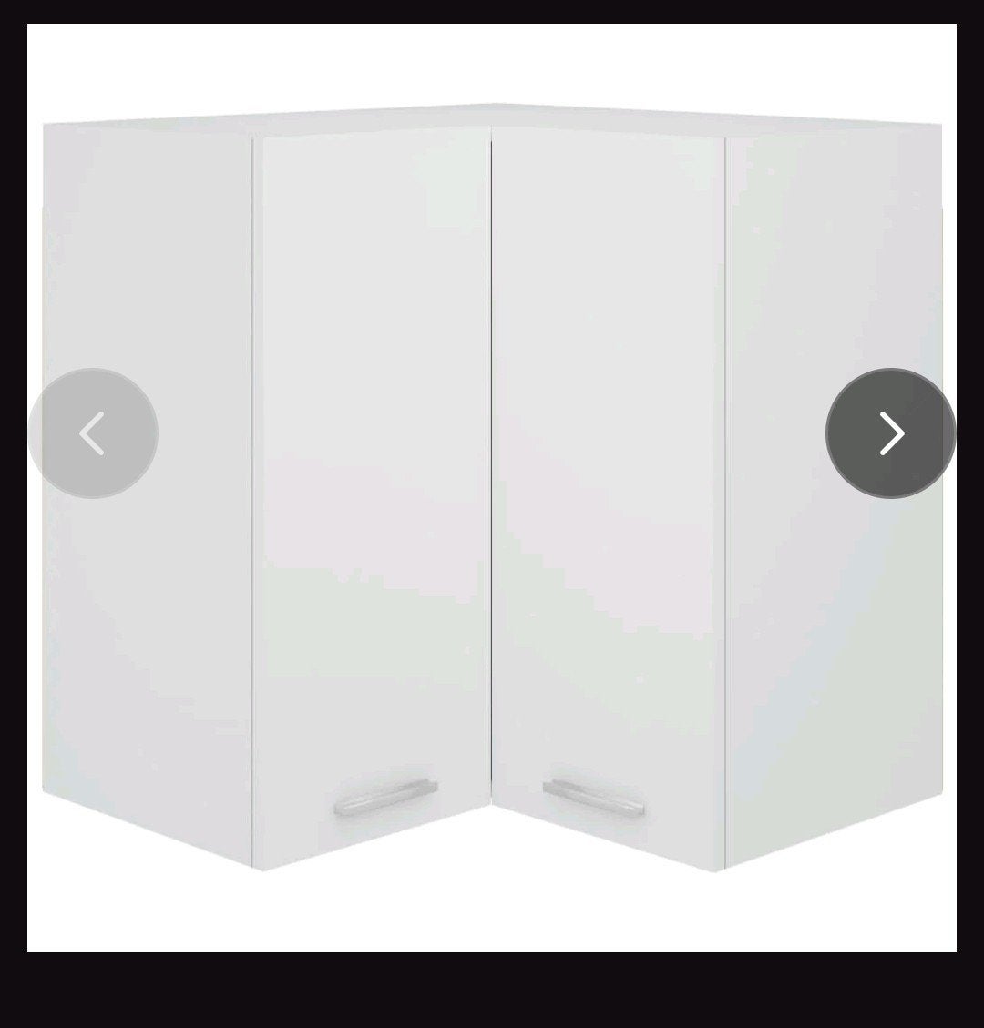 opbergkastjes vidaxl hoekkast hangkast, Ophalen, Zo goed als nieuw