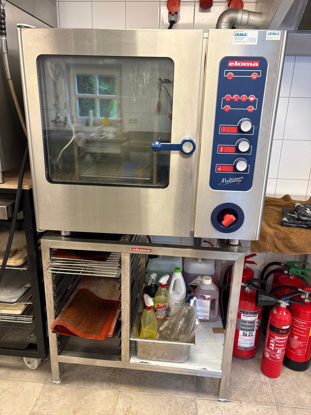 Eloma combisteamer prof A6-11KT, Ophalen of Verzenden, Gebruikt, 60 cm of meer