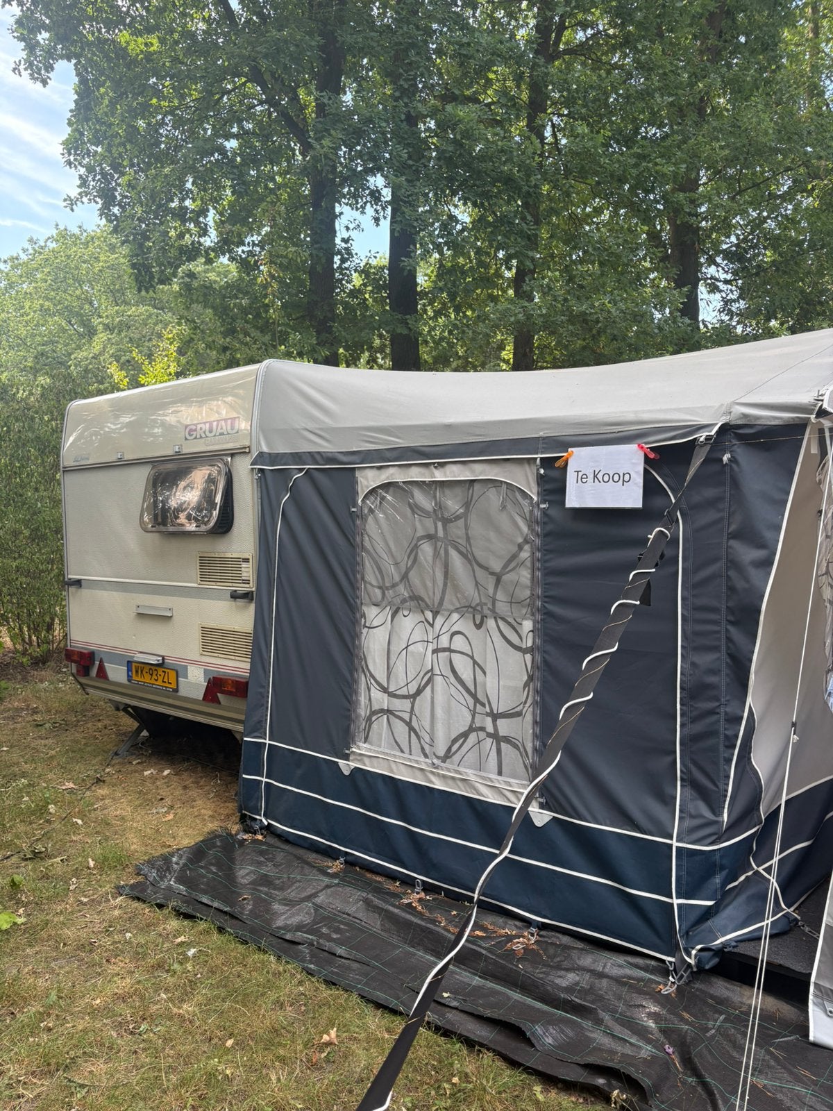 Gruau A 3701  caravan, Overige merken, Vast bed, Particulier, Luifel