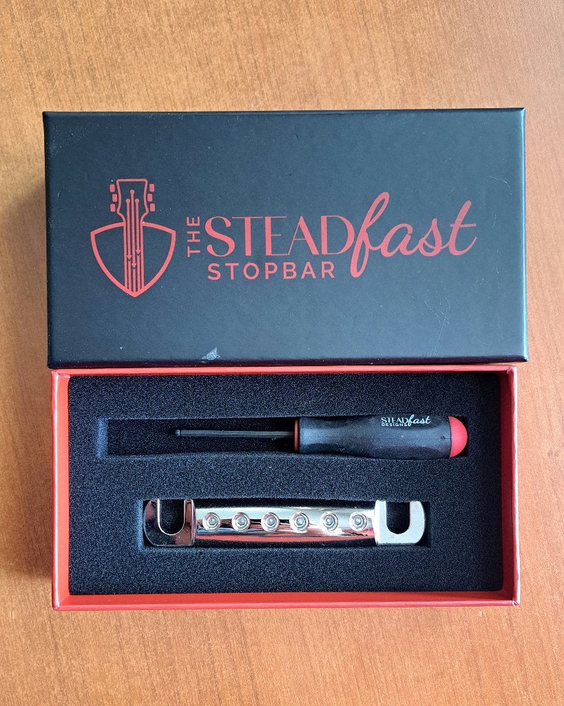 Steadfast Stopbar Nickel - Gibson style, Ophalen of Verzenden, Nieuw, Elektrische gitaar