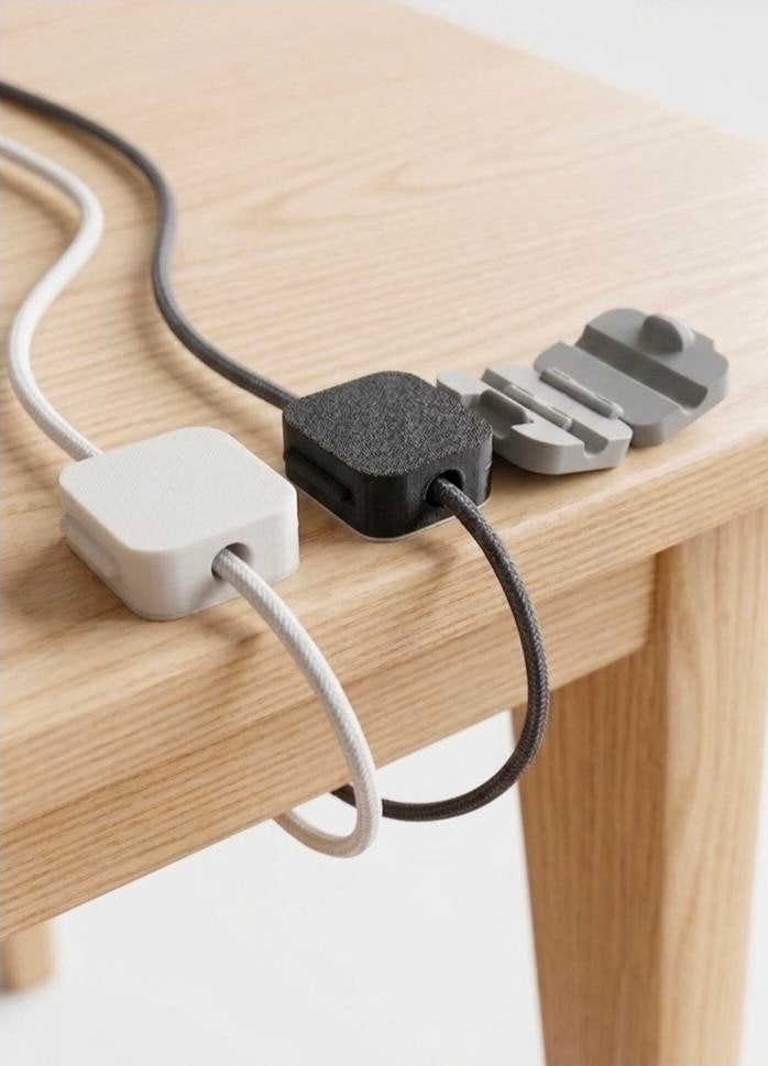 20 Kabelclips | Kabelhouder voor Bureau & Opladers, Diversen, Ophalen of Verzenden