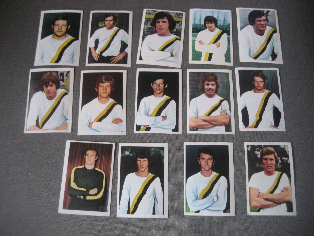vitesse voetbalplaatjes oud, Ophalen of Verzenden, Gebruikt, Vitesse, Poster, Plaatje of Sticker