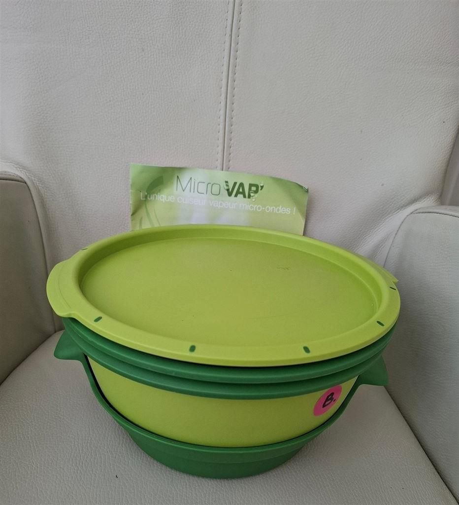 Microgourmet, 4delig en 8 stoompotjes en meer Tupperware, Ophalen of Verzenden, Zo goed als nieuw, Bak of Kom