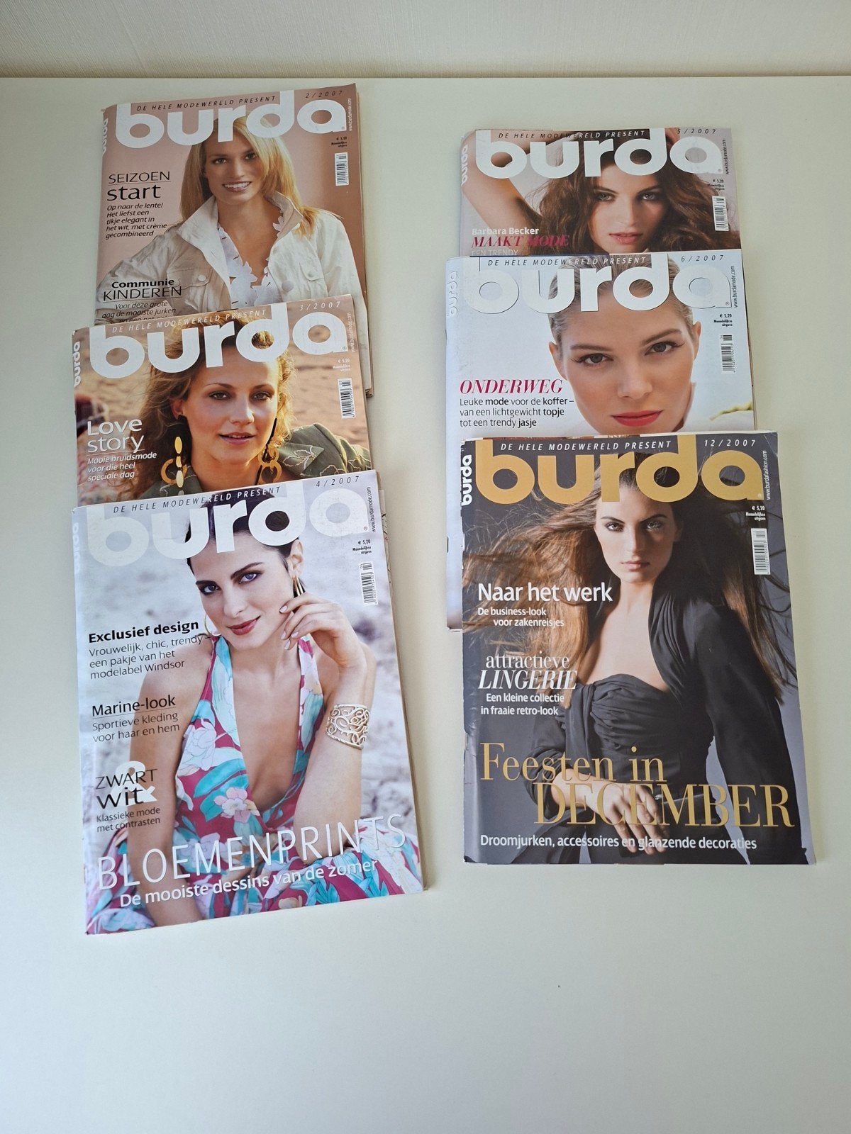 Burda jaargang 2007, Hobby en Vrije tijd, Kledingpatronen, Ophalen of Verzenden, Zo goed als nieuw, Vrouw, Burda