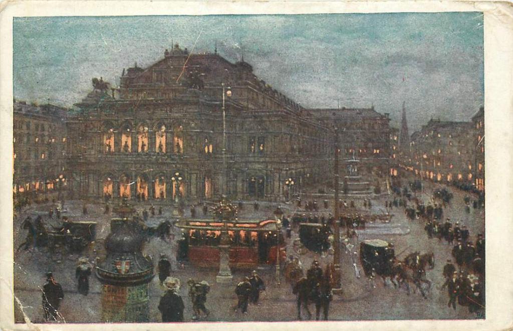 381-416-021 Wien Opernring mit Karntnerstrasse, Verzenden, Voor 1920, Oostenrijk