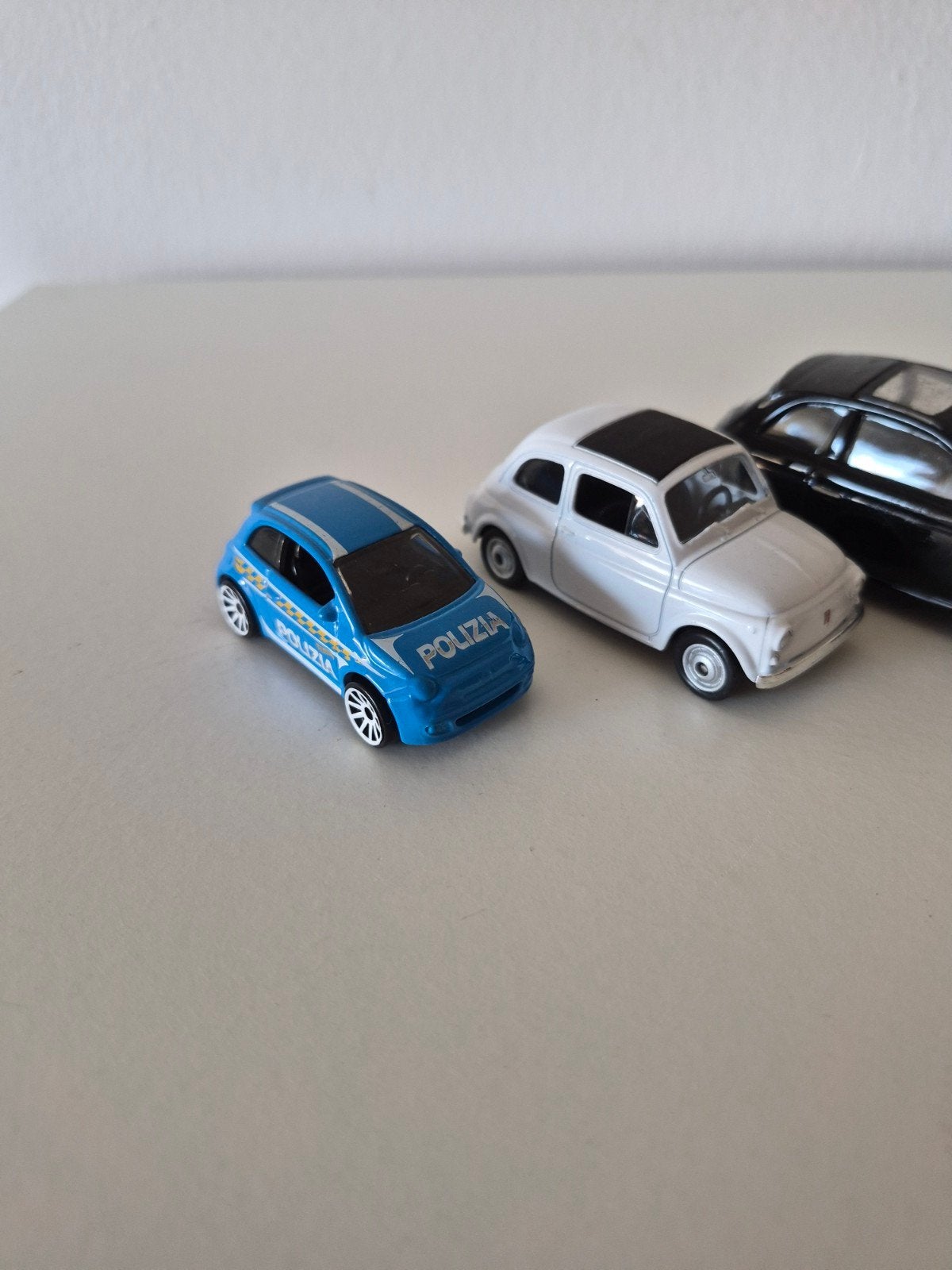 Set van 6 Fiat 500 modelauto's - diverse uitvoeringen, Ophalen of Verzenden, Gebruikt