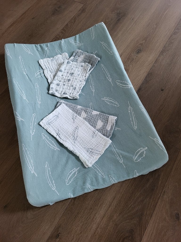 Aankleedkussen met hoes, Ophalen, Zo goed als nieuw, Aankleedkussen
