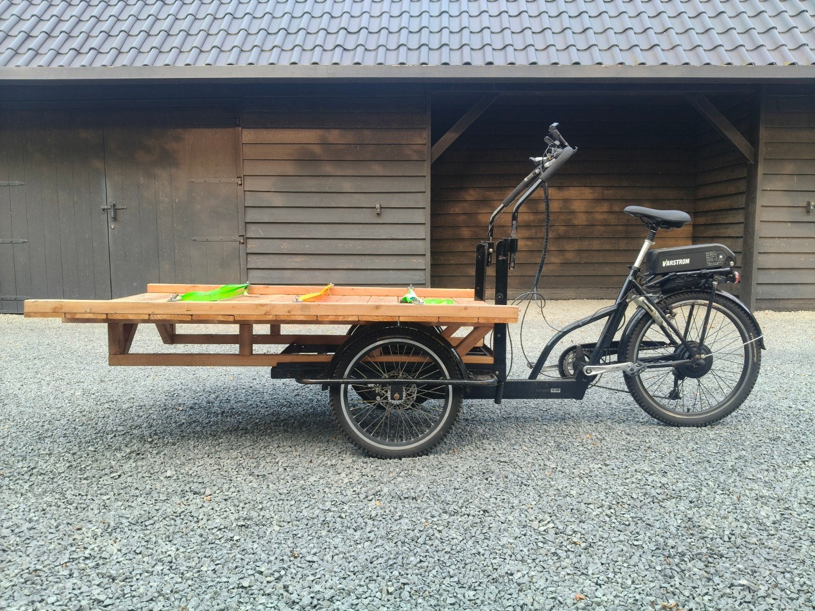 Bakfiets/transport fiets - zelfbouw - top conditie, Fietsen en Brommers, Ophalen, Goederen, Schijfrem, Nieuw