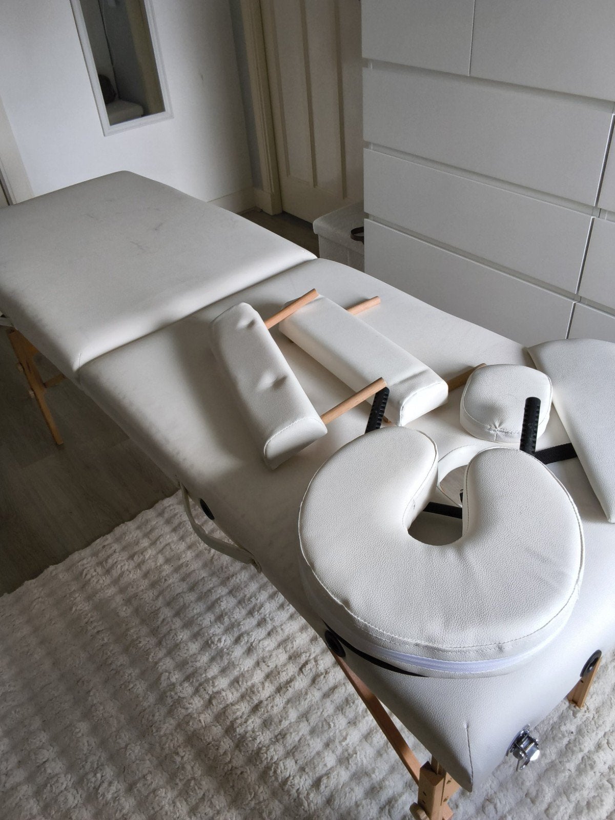 inklapbare massage tafel met draagtas, Ophalen, Gebruikt, Massagetafel