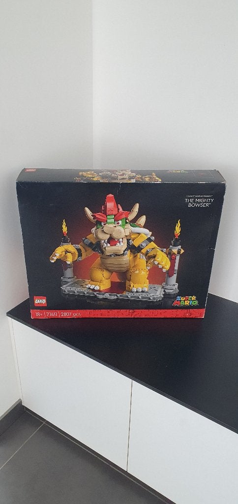 Lego 71411 Super Mario The Mighty Bowser, Lego, Ophalen of Verzenden, Zo goed als nieuw, Complete set